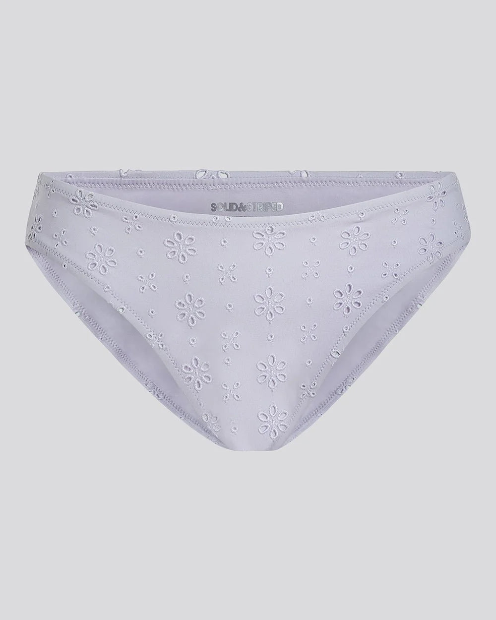 Daphne Eyelet Bikini Bottom Lilac Pastel