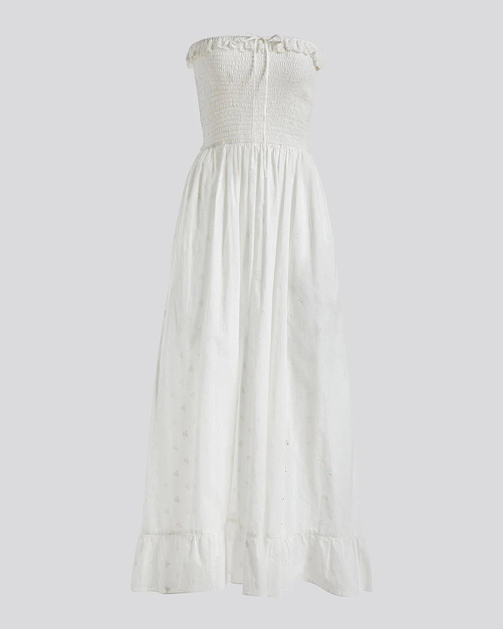 Eyelet Nicole Dress Optic White