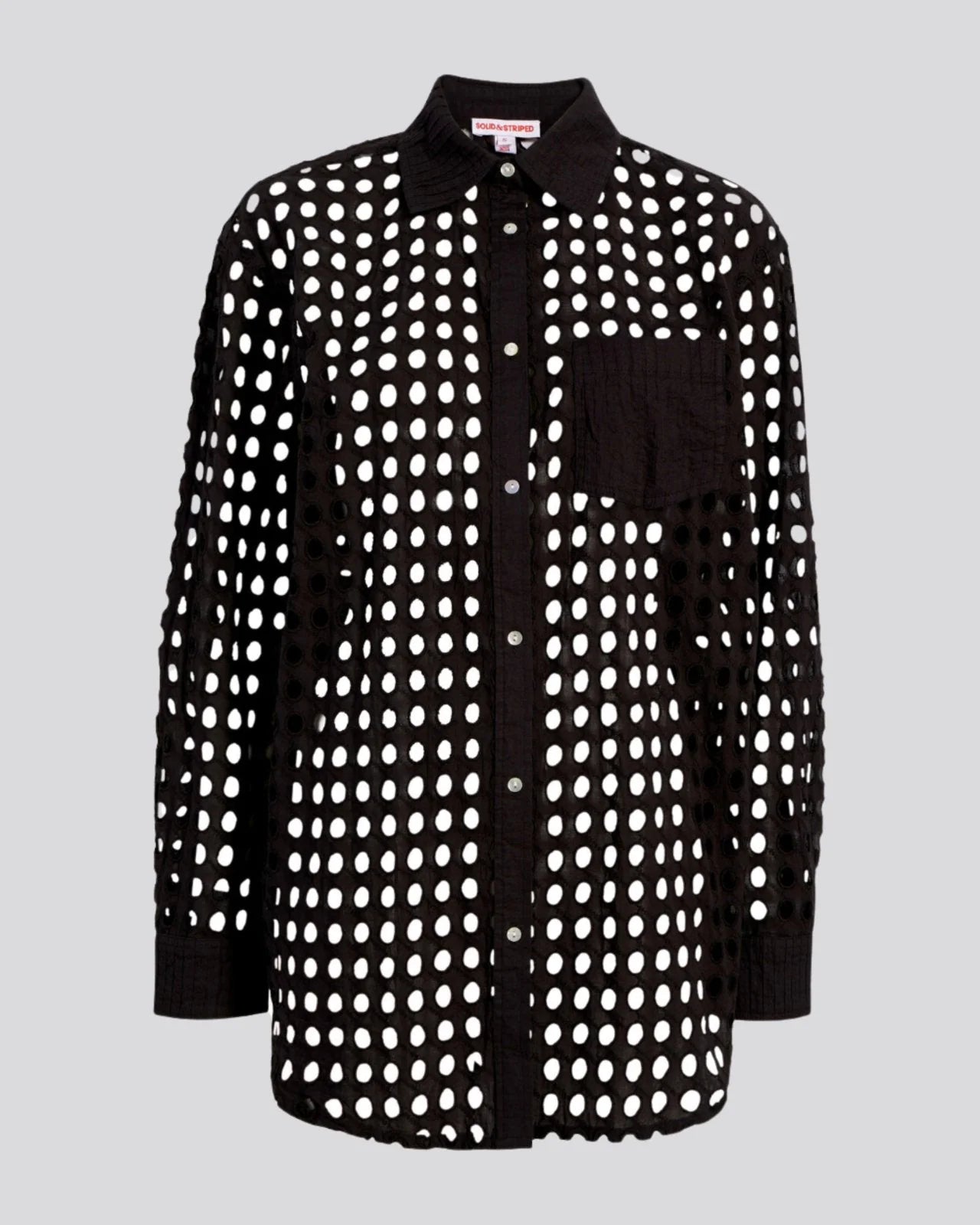 Oxford Tunic Classic Eyelet Noir