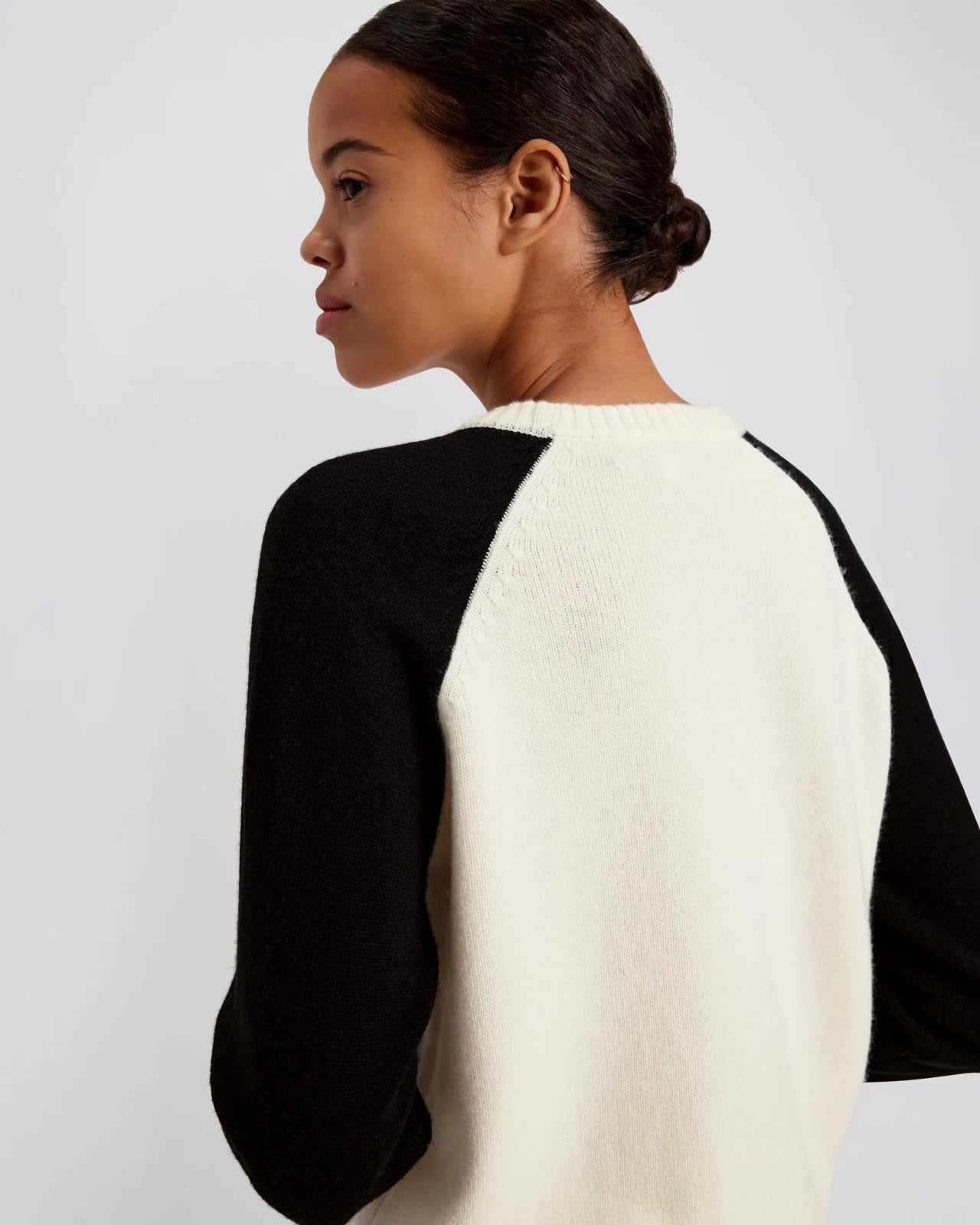 Trina Sweater Noir / Ecru