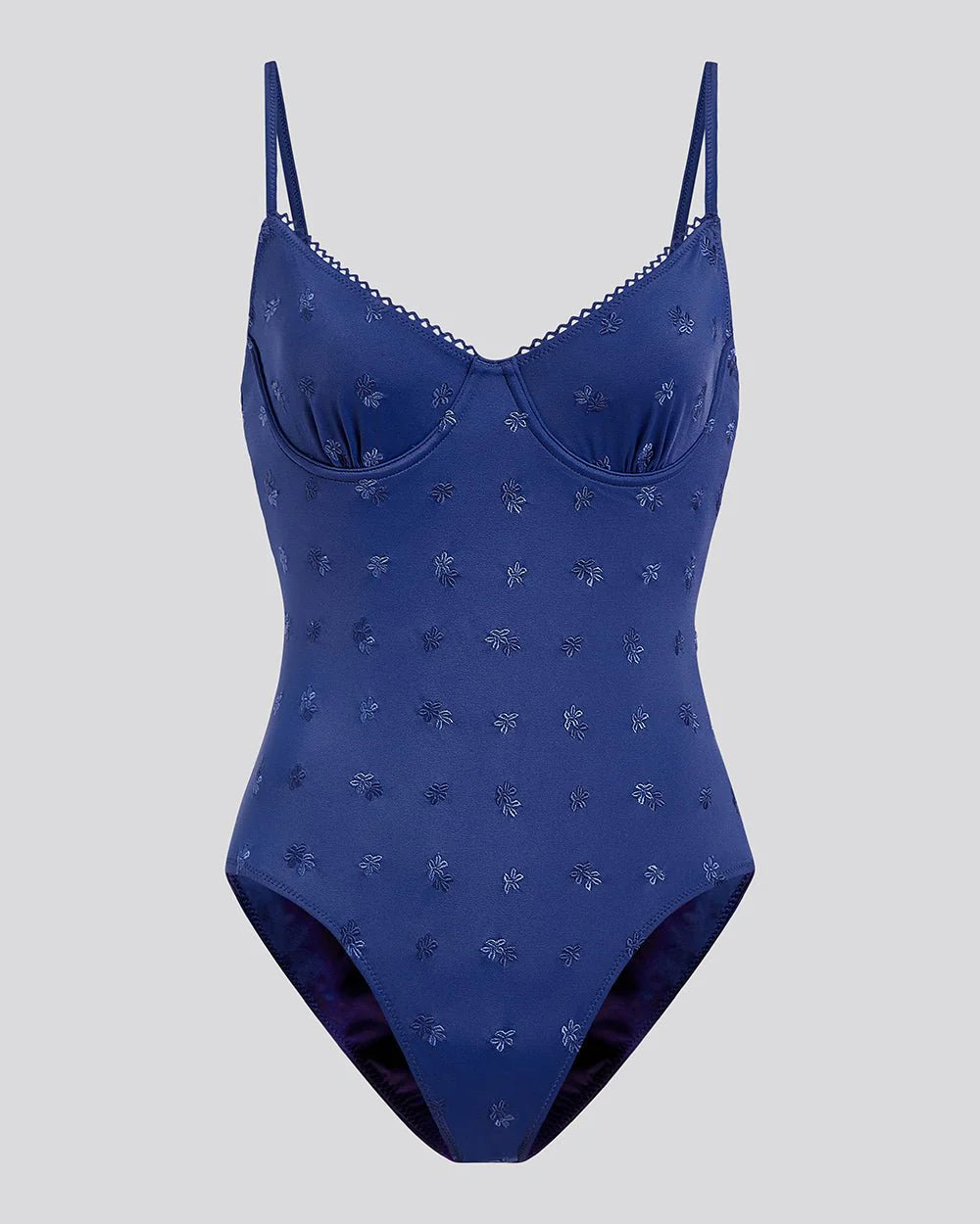 Taylor Embroidered One Piece French Navy