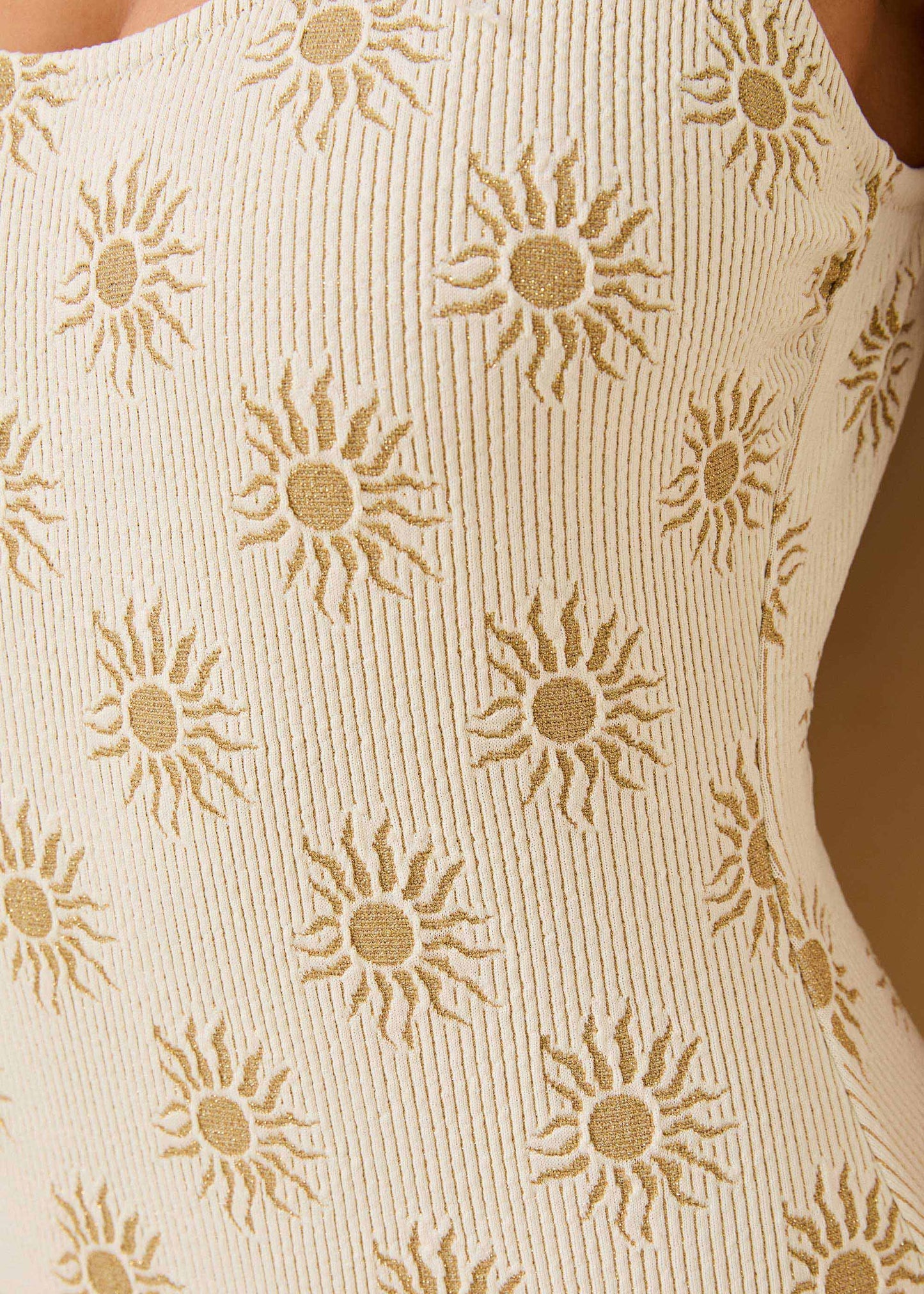 Luela One Piece Jacquard Brule Crinkle Sun