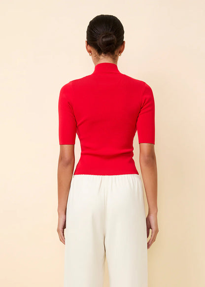 Ellen Top Apple Red
