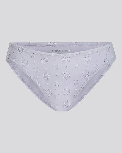 Daphne Eyelet Bikini Bottom Lilac Pastel