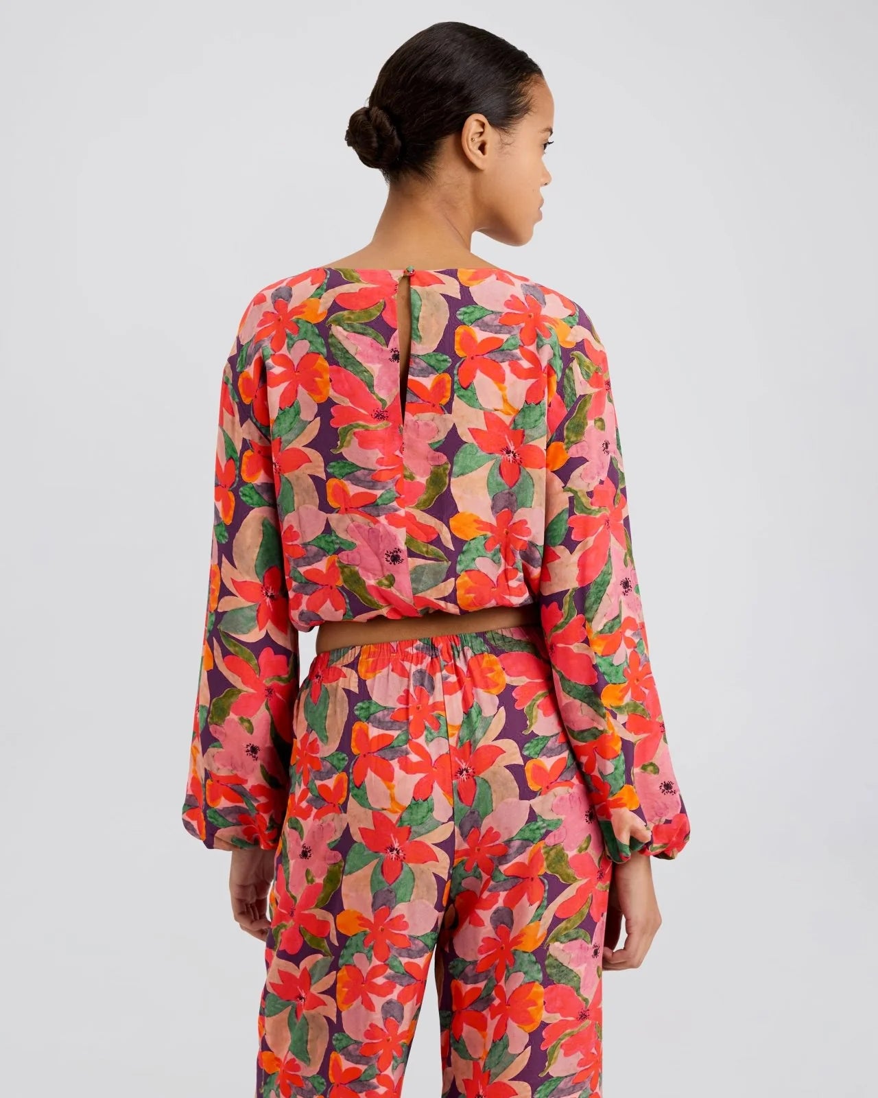 Ashling Top Flora Print