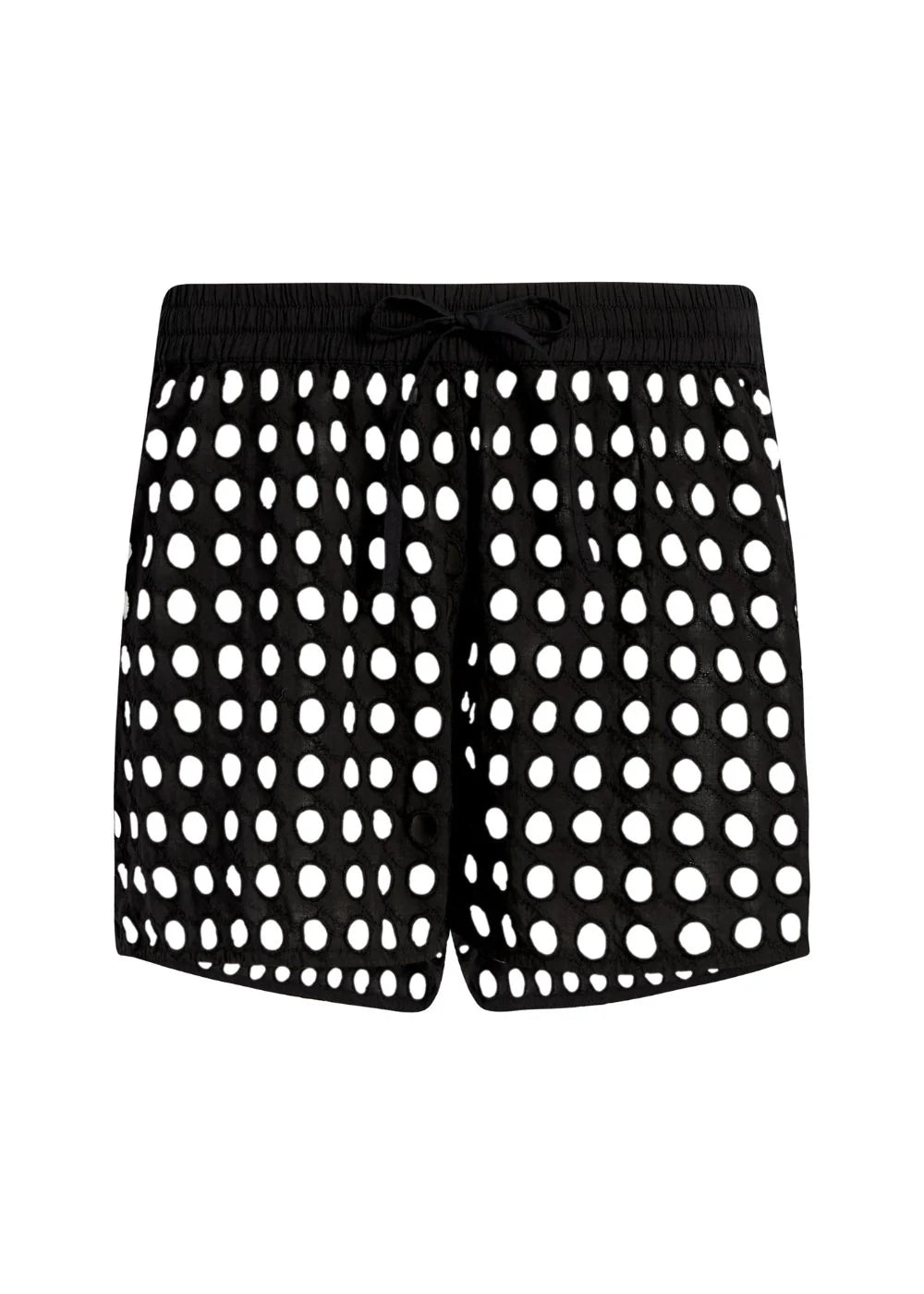 Charlie Short Classic Eyelet Noir