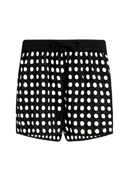 Charlie Short Classic Eyelet Noir
