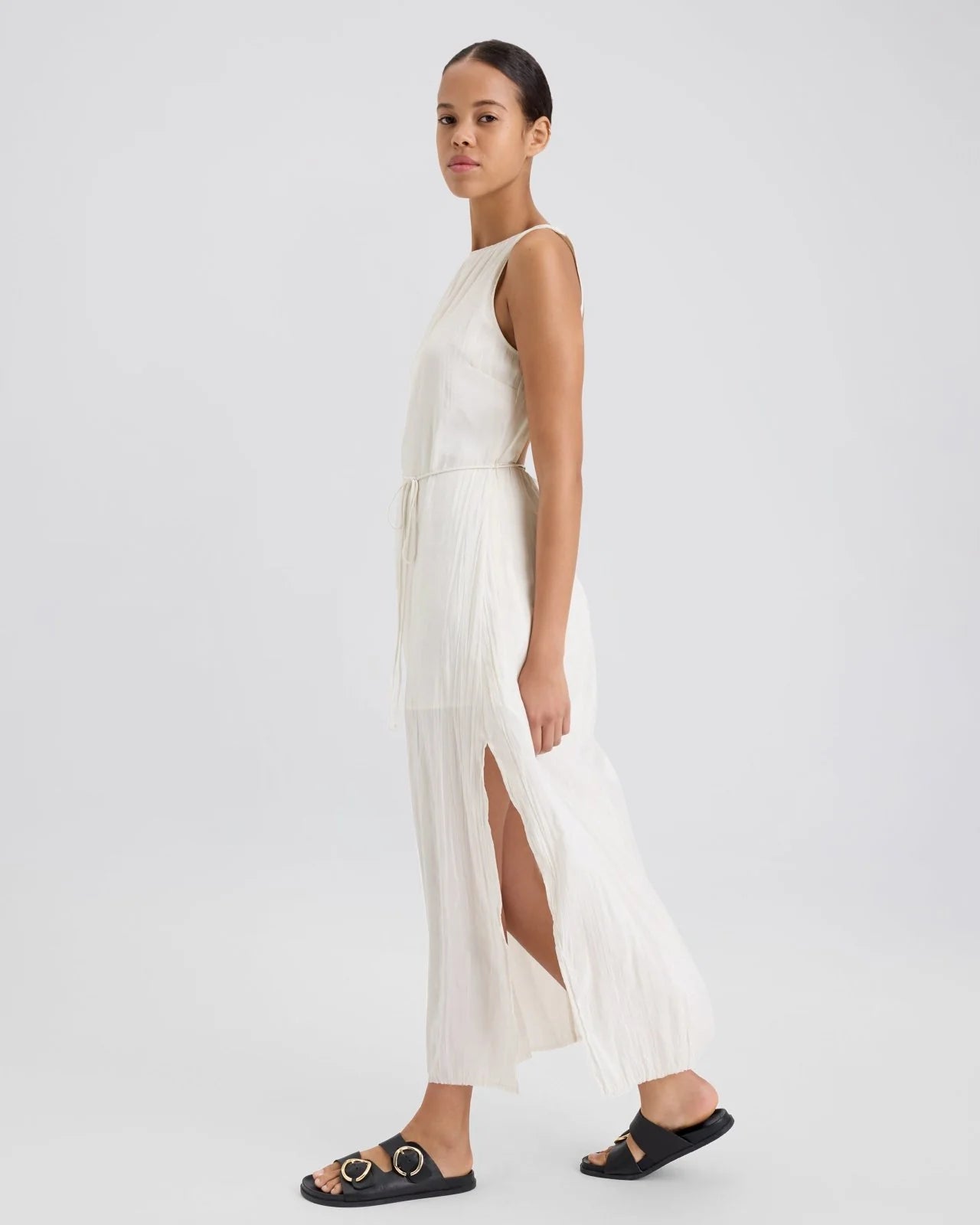 Lou Dress Ecru
